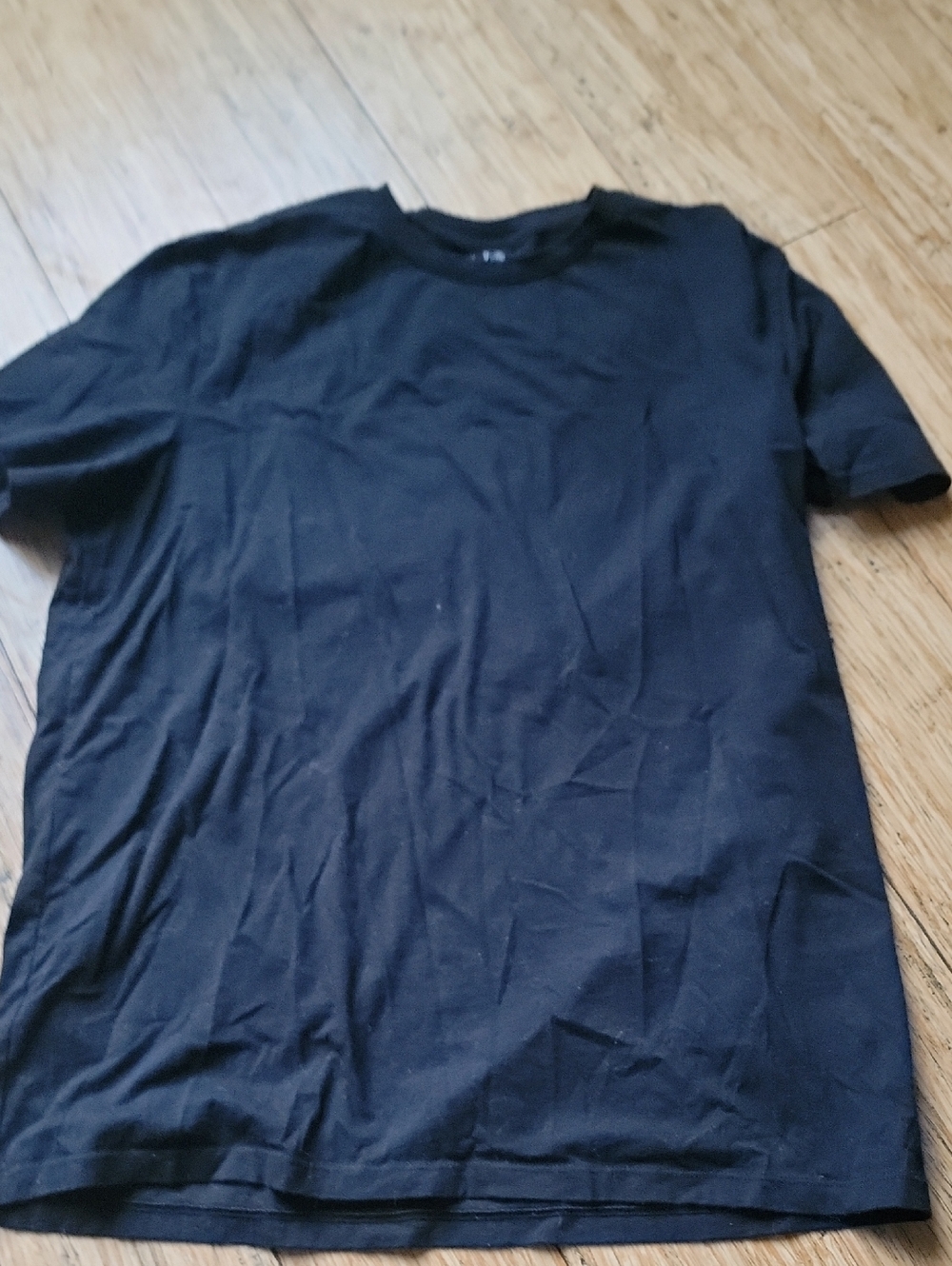 Apt. 9 Black Short Sleeve Crew Neck Tee